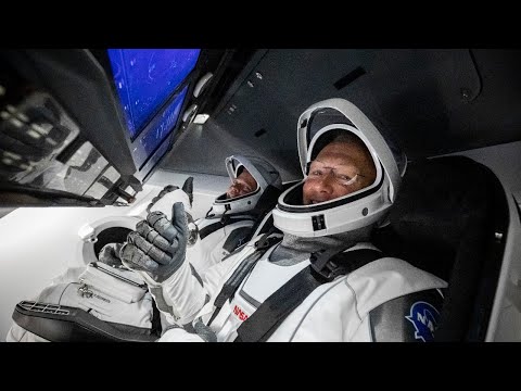 NASA Astronauts Arrive at the International Space Station on SpaceX Spacecraft