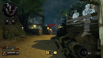 Outlaw Sniping on Firing Range Night Map (COD BO4)