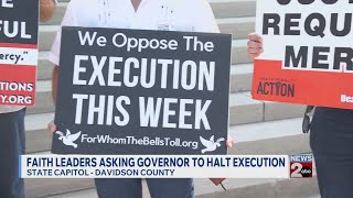 Faith leaders ask Tennessee governor to halt execution