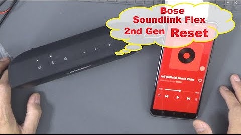 How to reset Bose Soundlink Flex 2nd Gen Bluetooth speaker