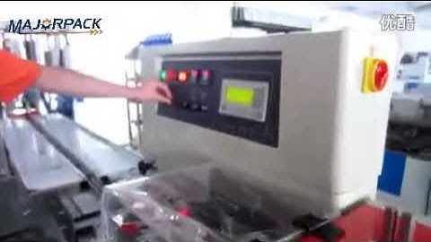 Down paper flow pack machine for popsicle majorpack