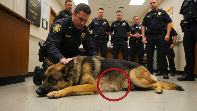 Pregnant Dog Walks Into Police Station Asking for Help — What Happens Next  Will Break Your Heart - YouTube