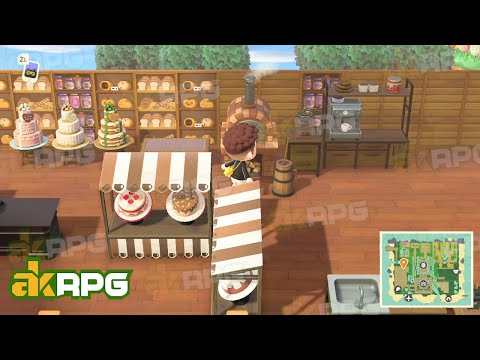 ACNH Bakery, Study Room  Bamboo Theme Design for Animal Crossing Island | AKRPG