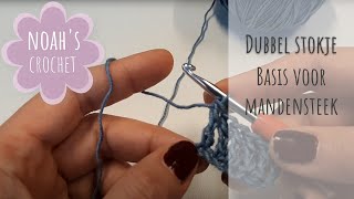 Zo Haak Je Een Dubbel Stokjehaak Meebasis Voor De Mandensteek
