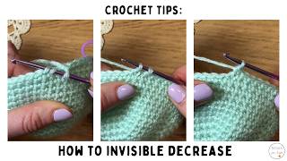 How to Crochet an Invisible Decrease | Easy Amigurumi Tutorial