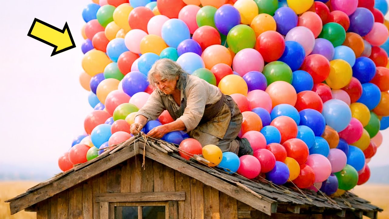 HANNO RISO DELLA ANZIANA CON I PALLONCINI… FINCHÉ NON SCOPRIRONO IL VERO MOTIVO…