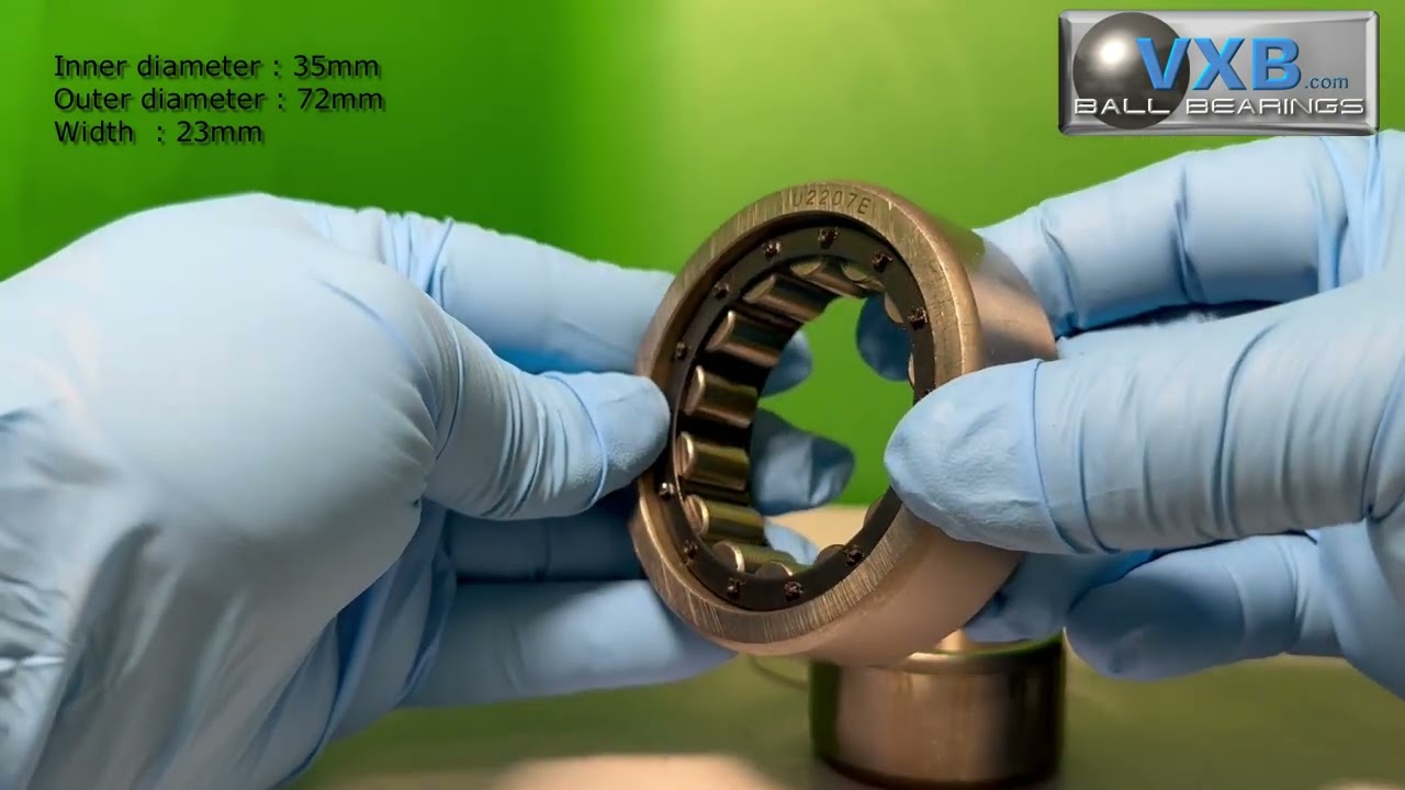 Comparison between 35mm inner diameter/Bore/ID bearings NU2207 vs NU2307 vs 6307ZZ