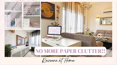 NO MORE PAPER CLUTTER EVER! | HOME OFFICE ORGANISATION | PART 1