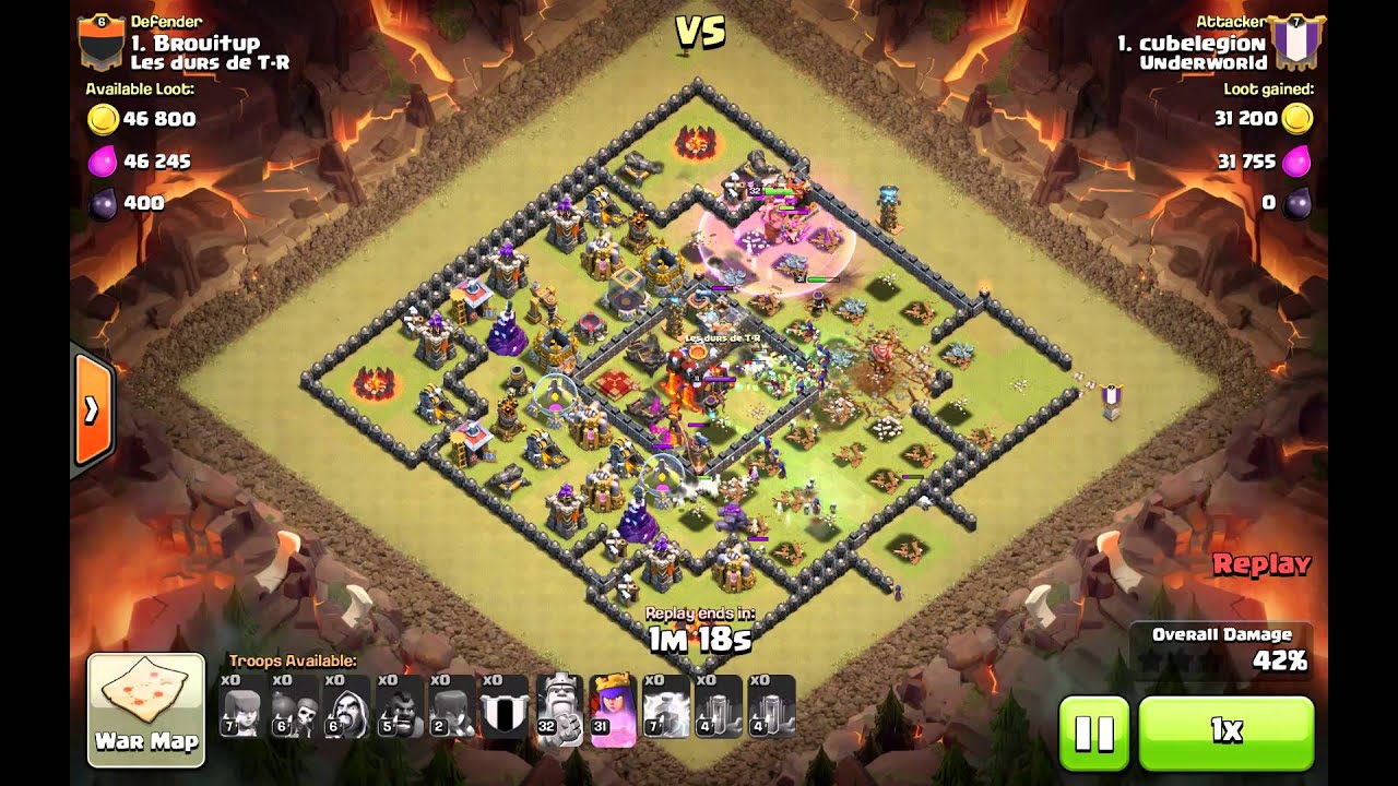 Clan Wars - cubelegion vs brouitup