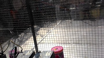 ROBOWARS TEAM TERMINATOR (DRUM BOT) VS ZHOR (wedge) AT BITS 2016