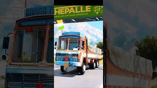 INDIAN LORRY VS PAKISTAN & CHINA RIVER RAMP JUMP CHALLENGE #shortsvideo #gta5