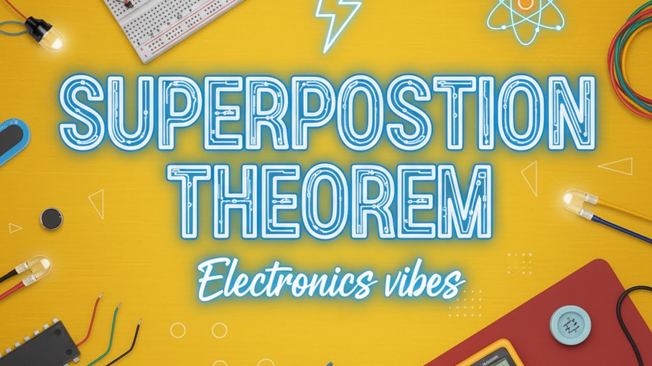 What is Superposition Theorem? | Basic Electronics | Electronics Vibes | Electrical Engineering |