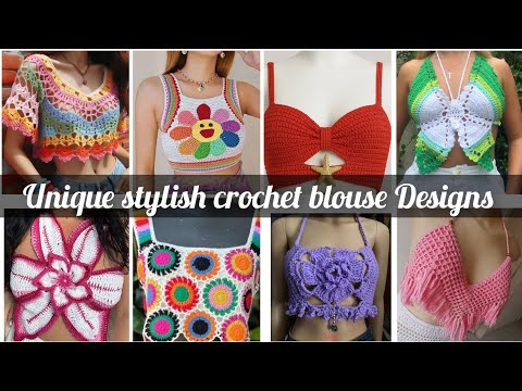 Beautiful stunning crochet bralette/Top 100 beautiful crochet blouse Designs