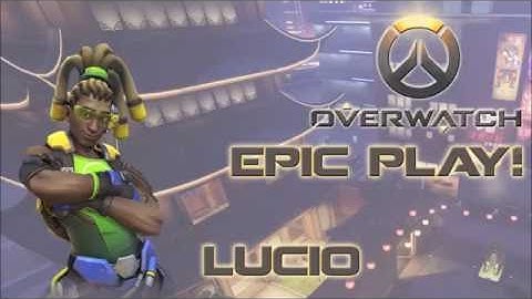 Lucio - epic wall ride into triple environmental kill - Overwatch Play of the Game