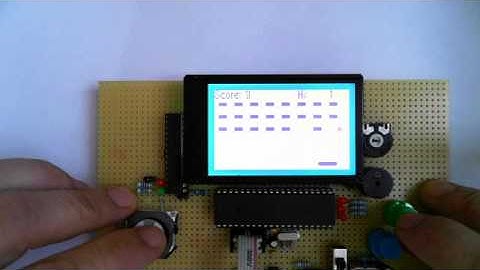 AVR GLCD Handheld, game console, GAMECOM