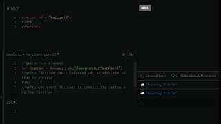 How to handle a button using addEventListener