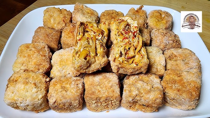 TAHU ISI JAMUR PEDAS, JUALAN INI SELALU LARIS MANIS.