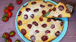 КЛУБНИЧНЫЙ ПИРОГ проще некуда / нежный, сочный, ароматный