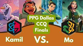 Disney Lorcana PPG Dallas 10k CCQ Finals | Ruby Sapphire Actions VS Dogs | Wilds Unknown Meta