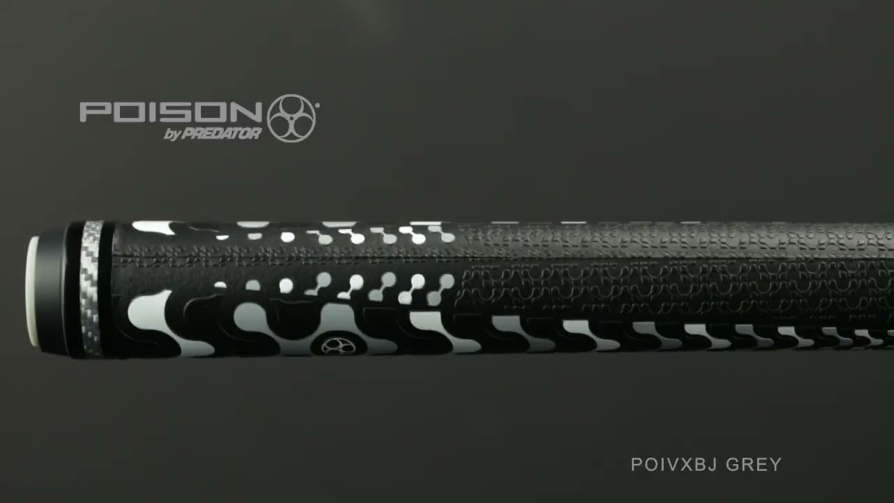 Poison VX Grey and Black Jump Break Cue | PoolDawg.com