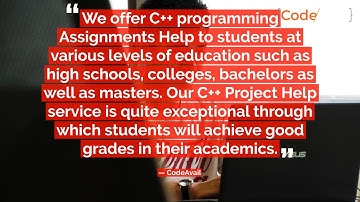 C++ Programming Homework Help