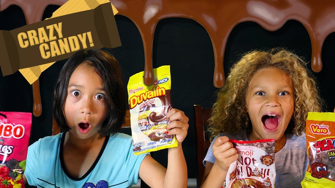 CRAZY CANDY CHALLENGE Weird candy from all around the world!