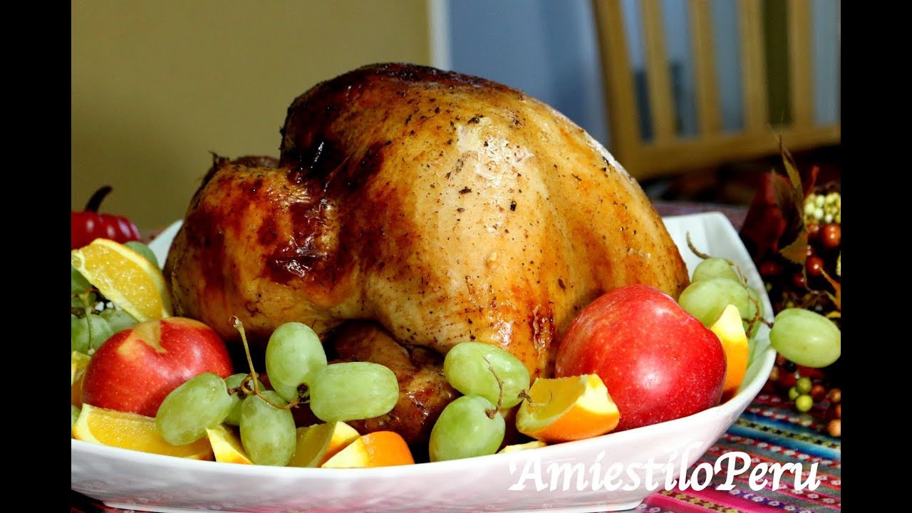 Como preparar pavo relleno al horno peruano