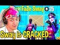 Ninja *SPECTATES* FaZe SWAY! Can't BELIEVE How FAST His 90s and EDITS are!
