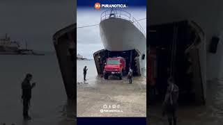 Histórico Juan Fernández Recibe Su Primer Carro De Bomberos