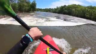 Kayaking - Snapping Shoals Rapids on South River GA