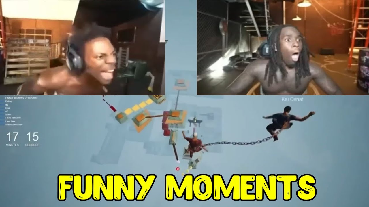 IShowSpeed & Kai Cenat Chained Together Funny Moments :) - YouTube