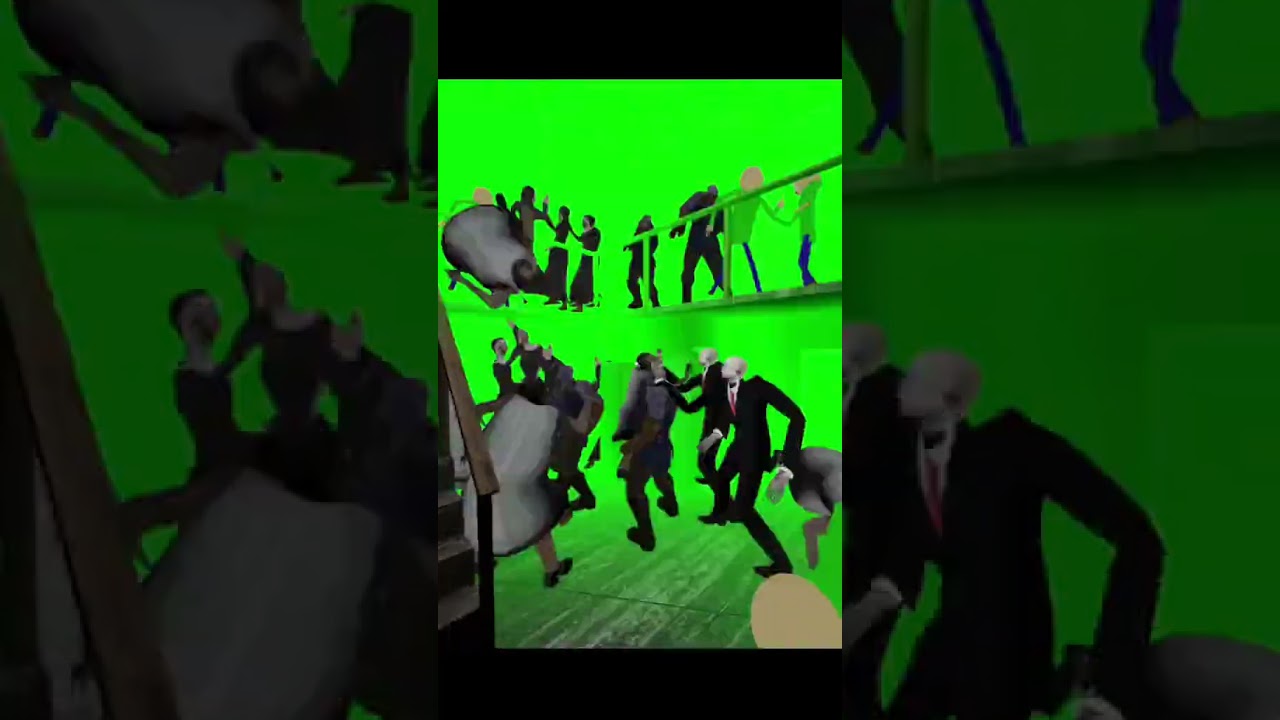 Slenderman and Granny's Spooky Dance Party!