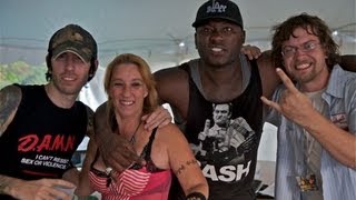 Deuce & b.LaY interview with Kellie Levans @ WIIL ROCKFEST