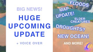 HUGE UPCOMING UPDATES! NEW MAP, OCEAN UPDATE, FLOODS! | Creatures of Sonaria