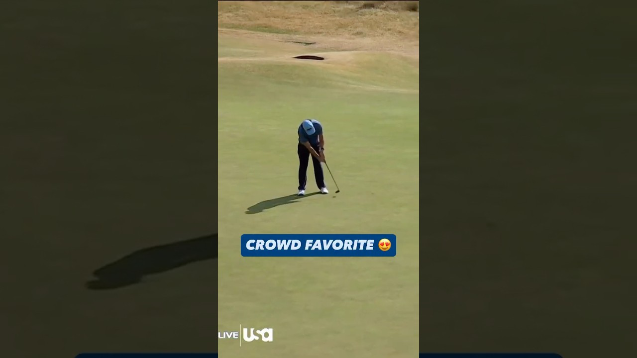 Tommy Fleetwood Drains Birdie Putt at The Open ⛳🔥