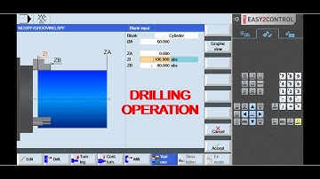 Drilling operation in Sinumerik 828D