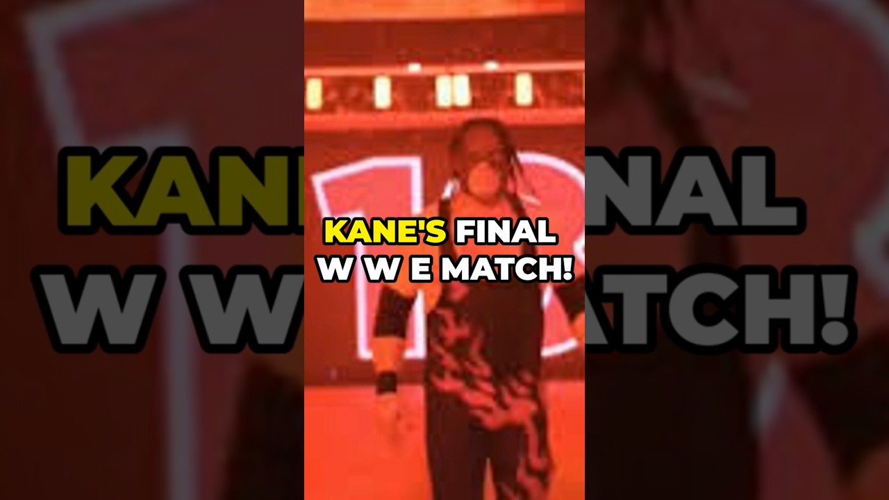 Kane's Final WWE Match! 