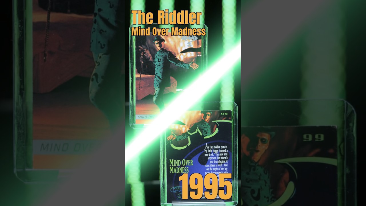 1995 The Riddler Mind Over Madness – Fleer Batman Forever #99 