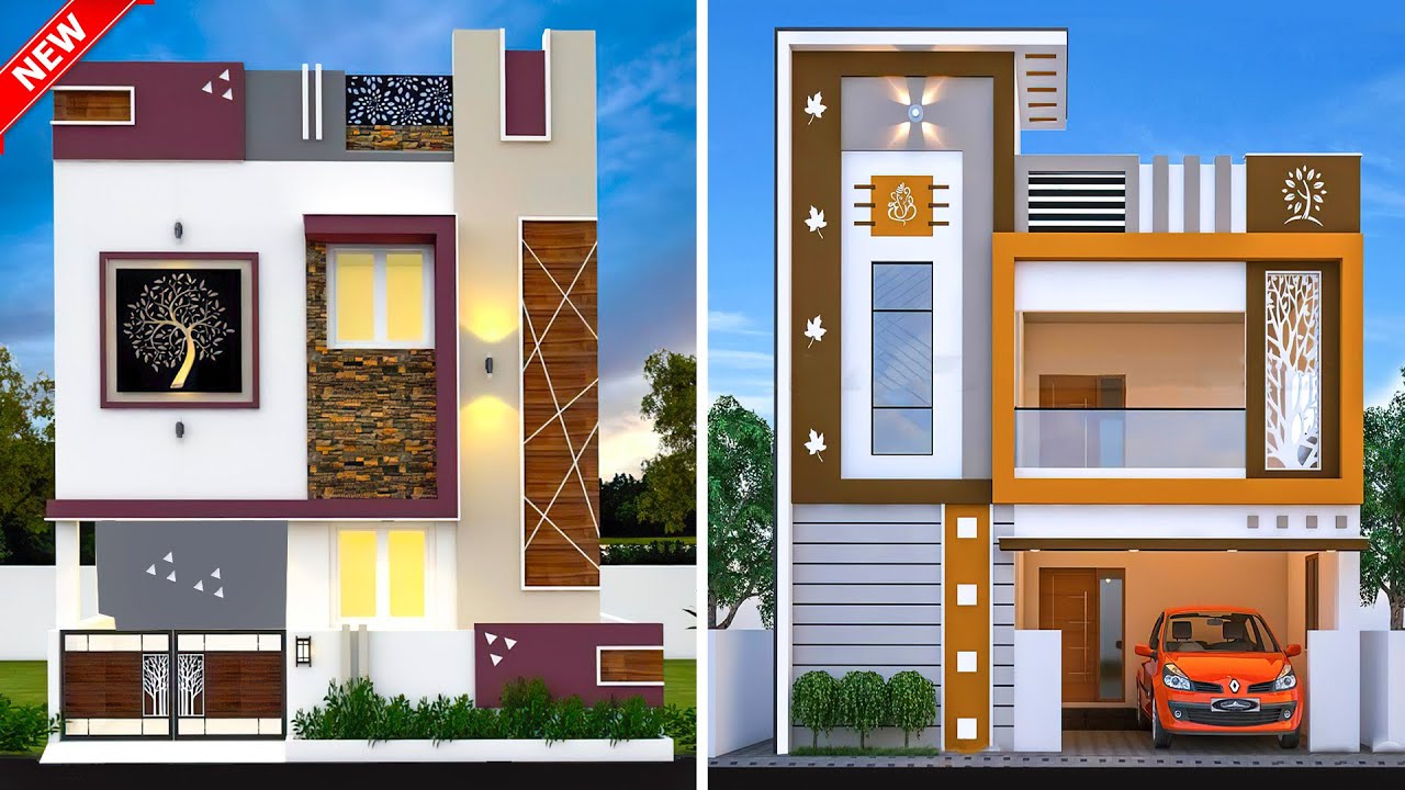 Two Floor House Front Elevation Designs