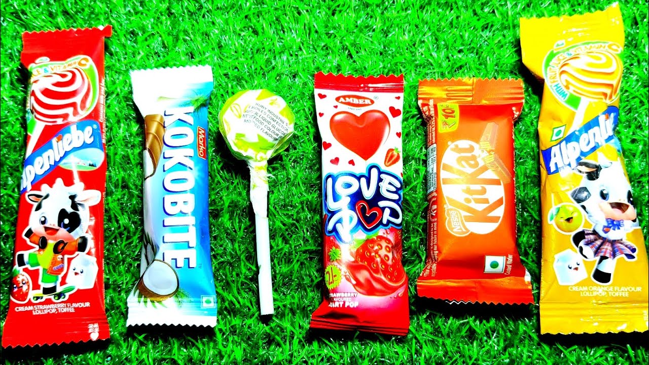 ASMR Rainbow Candy Feast 🌈🍭 | Colorful Lollipop Collection & Chocolate Unpacking 🍫😋