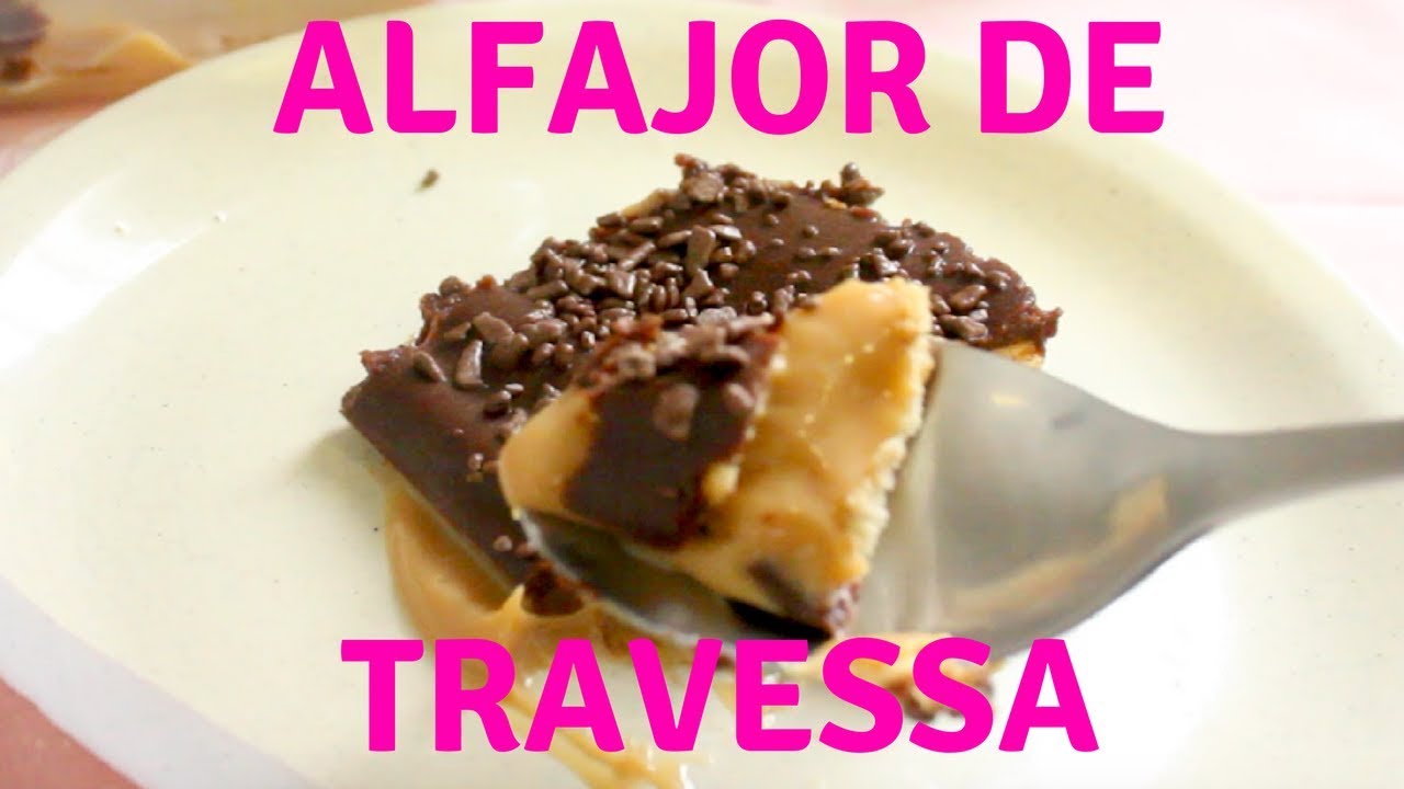 ALFAJOR DE TRAVESSA (SOBREMESA MUITO FÁCIL)