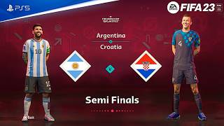 FIFA 23 - ARGENTINA VS CROAZIA - MONDIALI QATAR 2022 SEMIFINALE | PS5™|