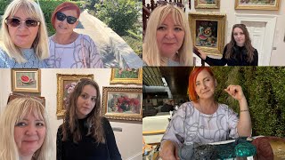 картинка: Встреча с Леной готовимся к проекту Бокси/Прогулка в Галерею и в ТЦ  с дочей#вязание #прогулка 