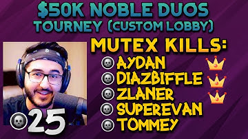 *NEW* WARZONE MUTEX Kills Aydan, Biffle, Zlaner, SuperEv, Tommey & More /50$K Noble Duos Tourney WIN