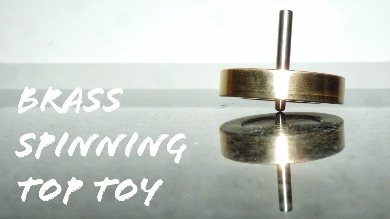 DIY Brass Spinning Top Toy | Metal Spinning Top Toy