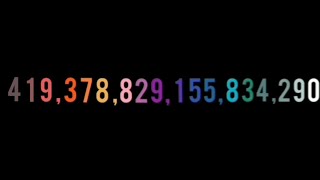 0 To 1 Decillion With Sound Effects Exponentially Accelerating Speed