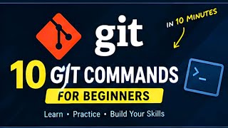 Git Basics Commands for Beginners I Learn Git in 10Minutes🚀