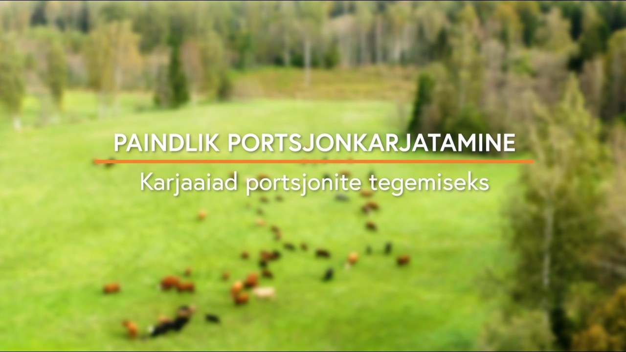 Paindlik portsjonkarjatamine. Karjaaiad portsjonite tegemiseks