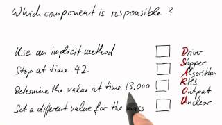 Responsible Components - Differential Equations in Action