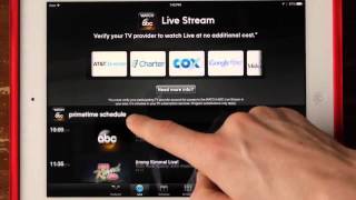 WATCH ABC Review - ABC app for streaming video on iPad screenshot 1
